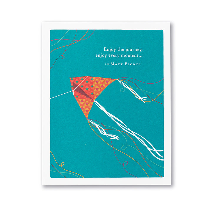 "Enjoy The Journey" Birthday Card - Kingfisher Road - Online Boutique