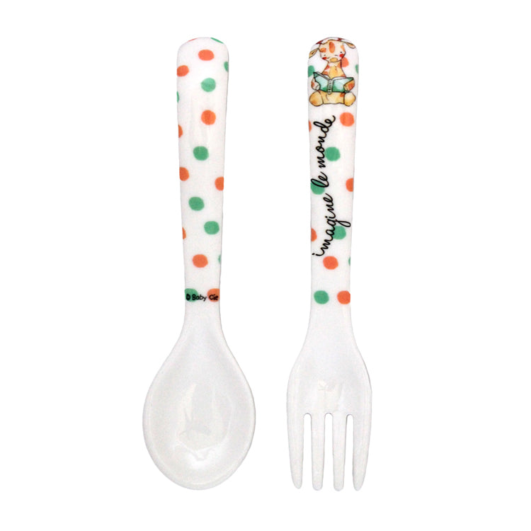 "IMAGINE THE WORLD" FORK & SPOON - Kingfisher Road - Online Boutique
