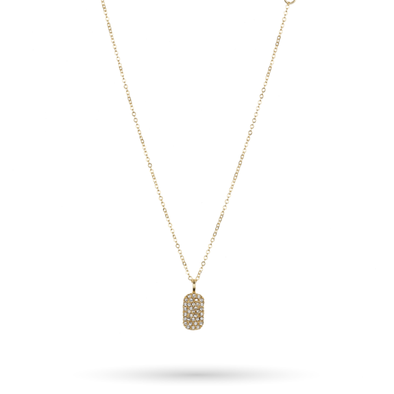 COSMOS TAG NECKLACE-GOLD - Kingfisher Road - Online Boutique