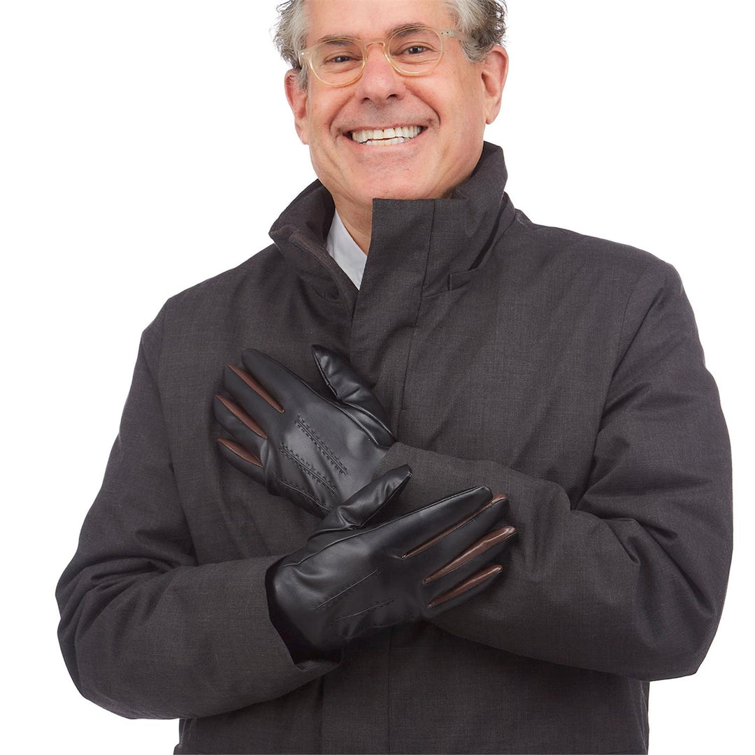 VEGAN LEATHER MEN'S GLOVE - Kingfisher Road - Online Boutique
