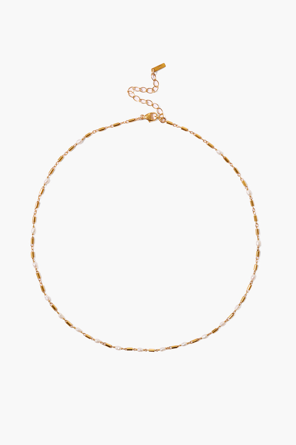 WHITE PEARL FRESHWATER RICE PEARL NECKLACE - Kingfisher Road - Online Boutique