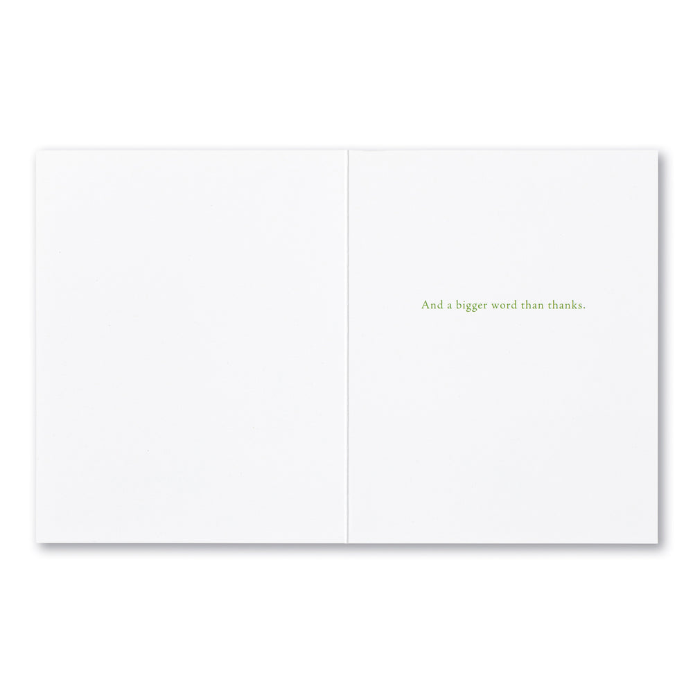 "Brighter Word Than Bright" Thank You Card - Kingfisher Road - Online Boutique