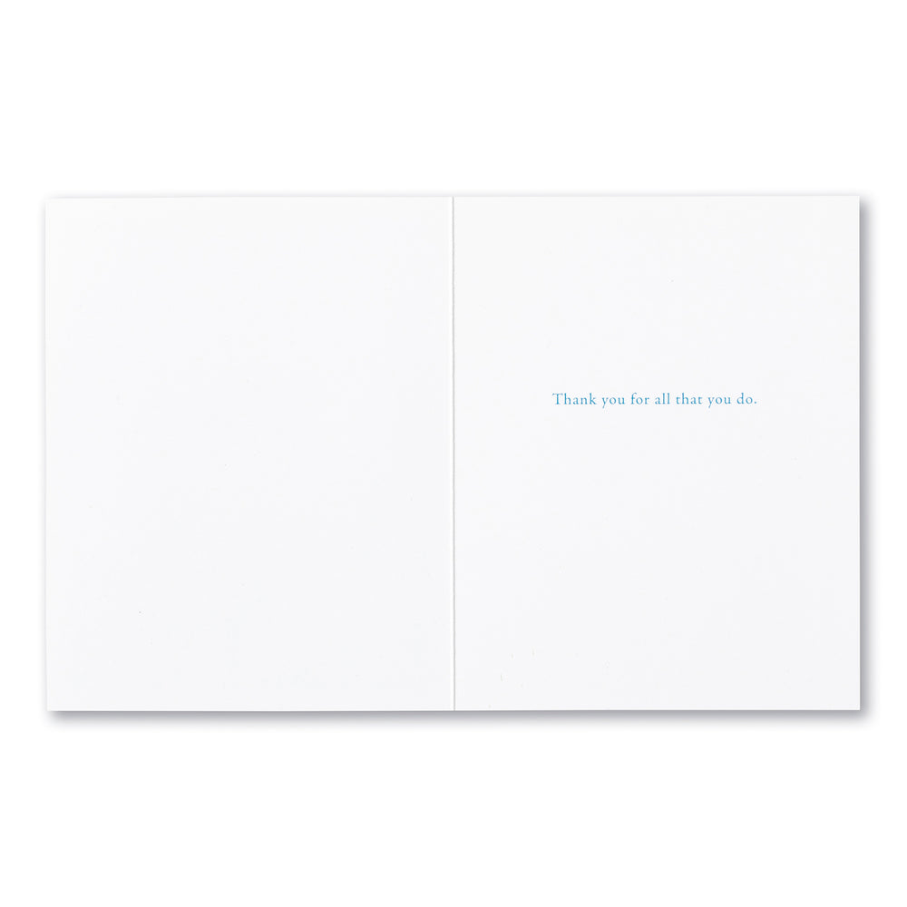 "What A Difference" Thank You Card - Kingfisher Road - Online Boutique