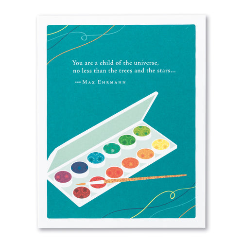 "Child Of The Universe" Birthday Card - Kingfisher Road - Online Boutique