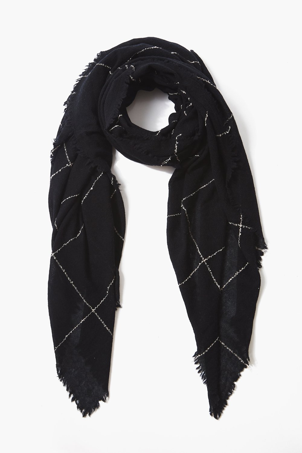 WINDOW PANE CASHMERE SCARF - Kingfisher Road - Online Boutique