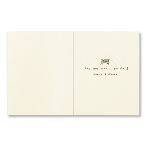 "In A Perfect World" Belated Birthday Card - Kingfisher Road - Online Boutique