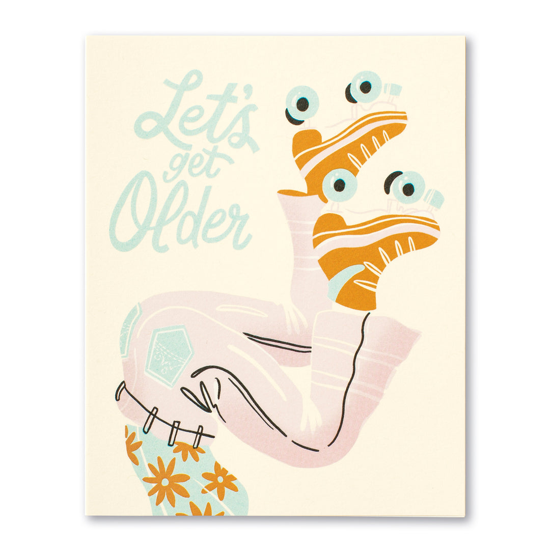 "Let's Get Older" Birthday Card - Kingfisher Road - Online Boutique