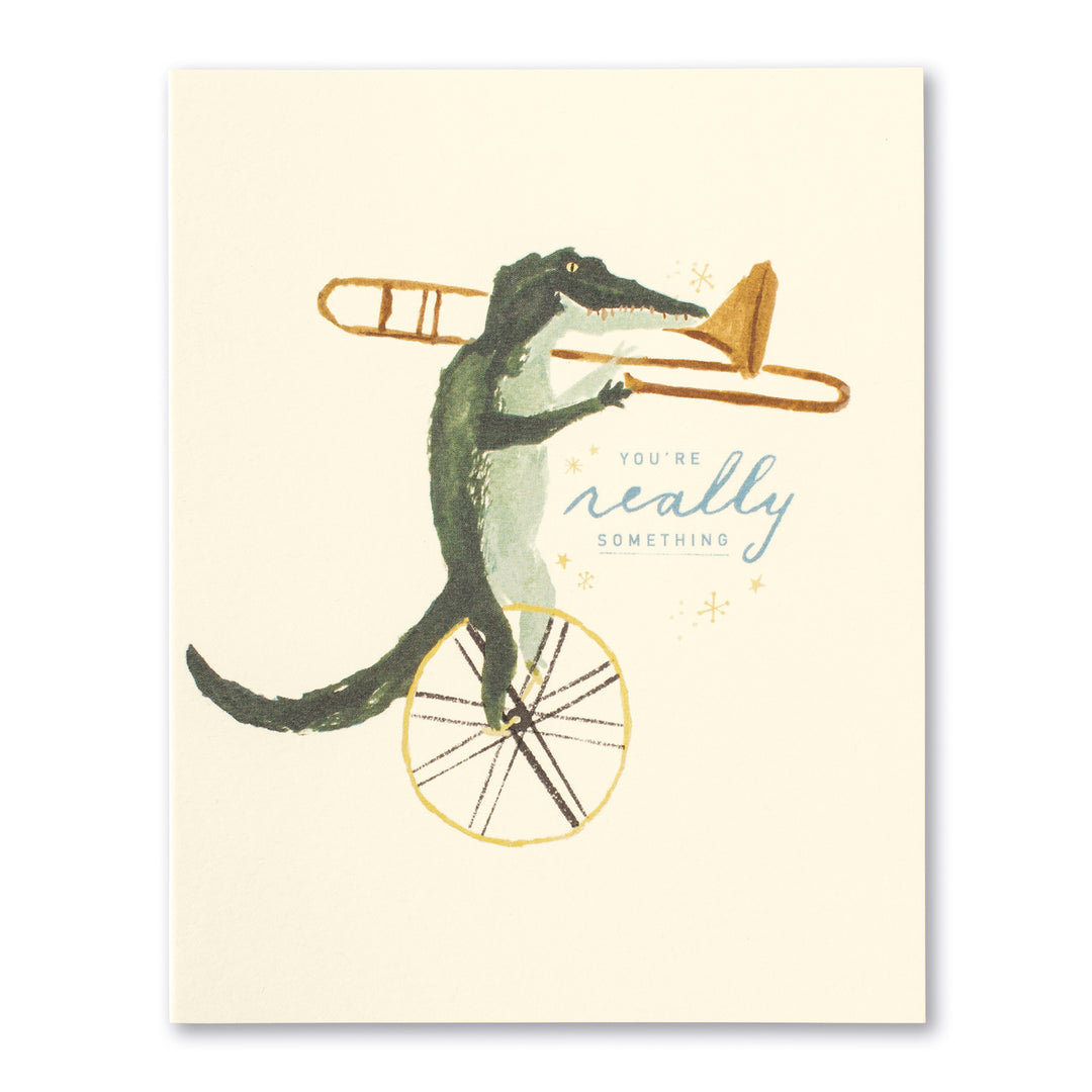 "You're Really Something" Encouragement Card - Kingfisher Road - Online Boutique