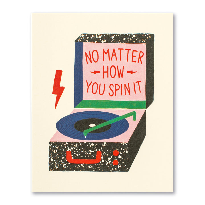 "Spin It" Thank You Card - Kingfisher Road - Online Boutique
