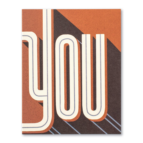 "You..." Thank You Card - Kingfisher Road - Online Boutique
