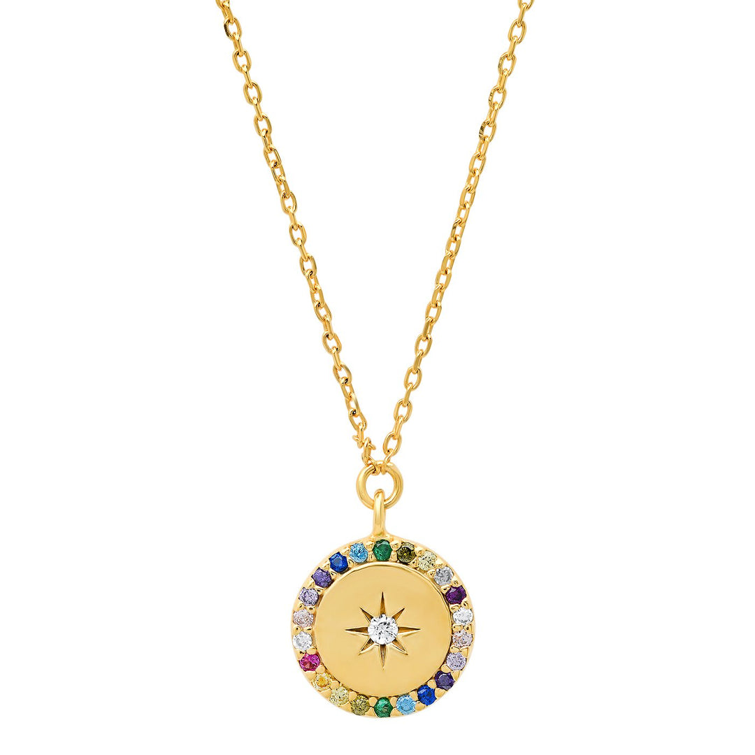 RAINBOW/STAR PENDANT NECKLACE - Kingfisher Road - Online Boutique