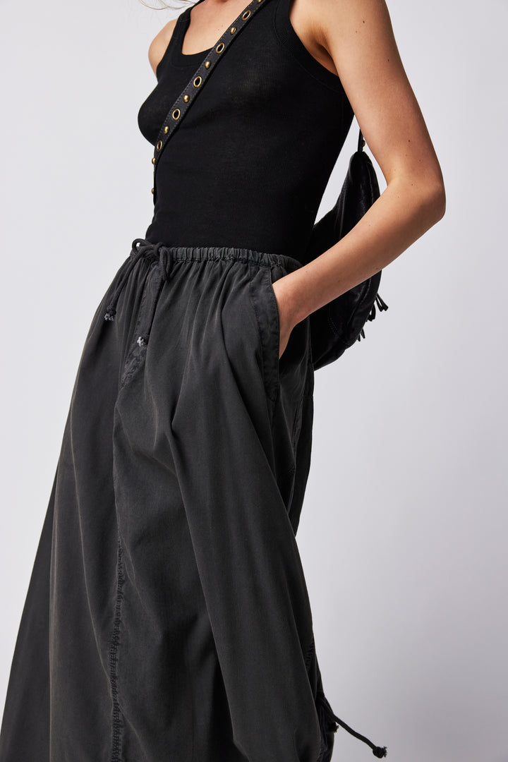 PICTURE PERFECT PARACHUTE SKIRT-BLACK - Kingfisher Road - Online Boutique