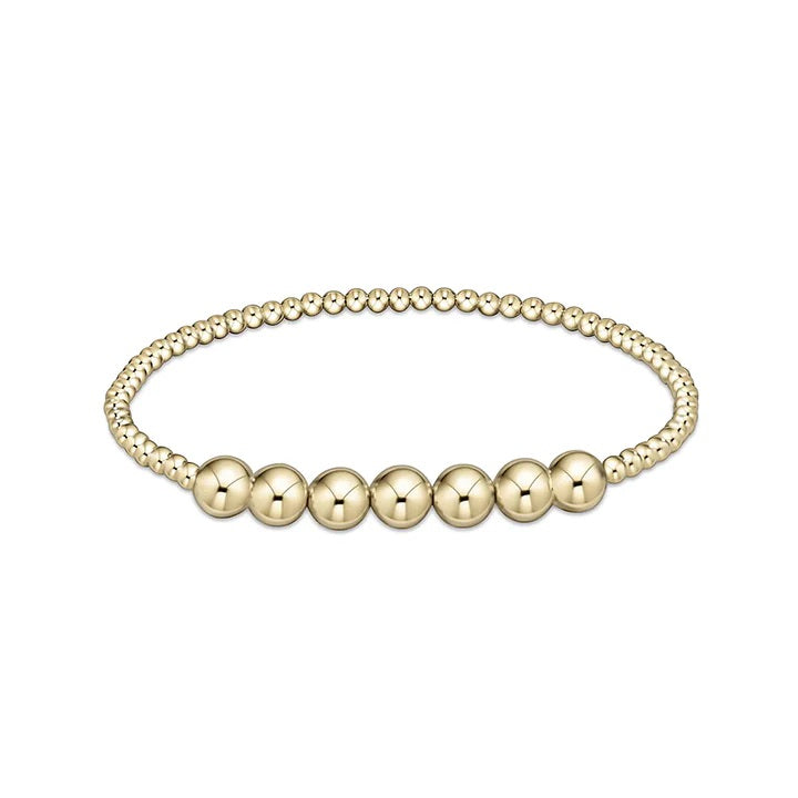 3mm-6mm CLASSIC GOLD BEADED BLISS BRACELET - Kingfisher Road - Online Boutique