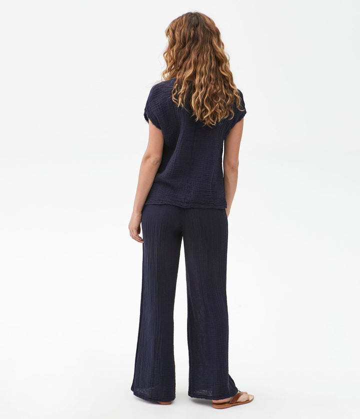 SUSIE SMOCKED WIDE LEG PANT - Kingfisher Road - Online Boutique