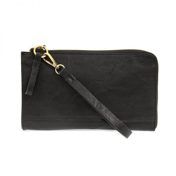 KARINA CONVERTIBLE WRISTLET & WALLET-BLACK - Kingfisher Road - Online Boutique