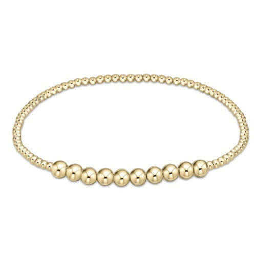 2mm-4mm CLASSIC GOLD BEADED BLISS BRACELET - Kingfisher Road - Online Boutique