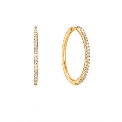 Kingfisher Road Ania Haie GLAM HOOP EARRINGS-GOLD