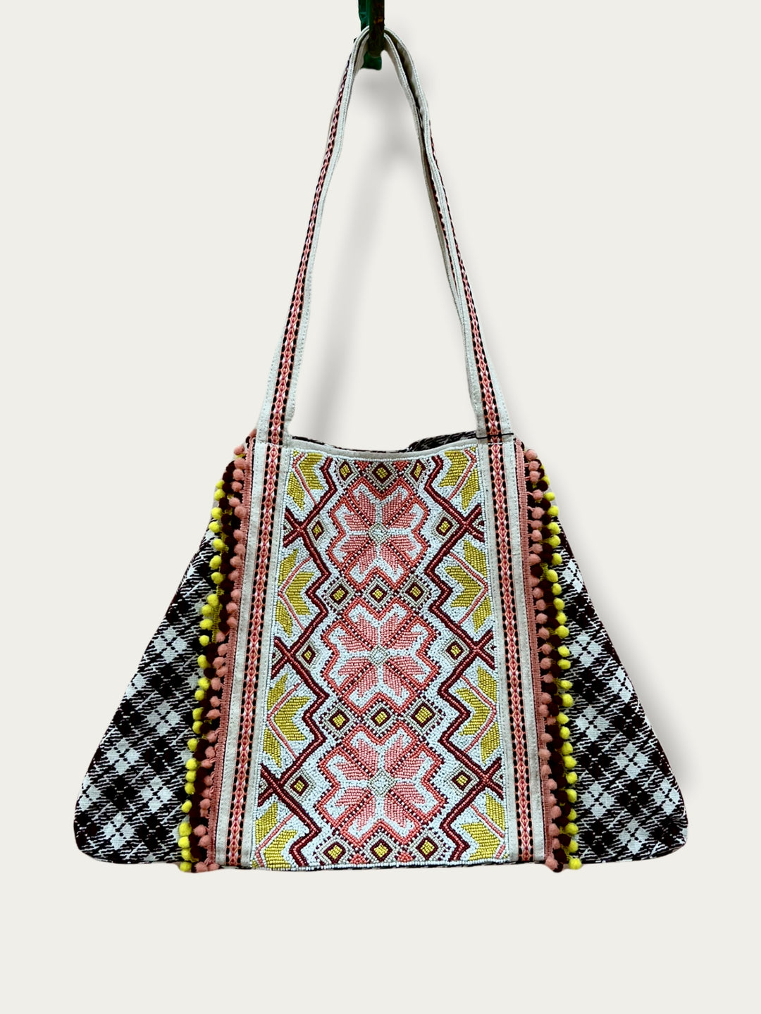 EMBELLISHED TOTE-FAIR ISLE - Kingfisher Road - Online Boutique