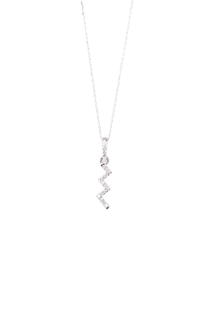 .11ct DIA. ZIG ZAG PENDANT NECKLACE - Kingfisher Road - Online Boutique