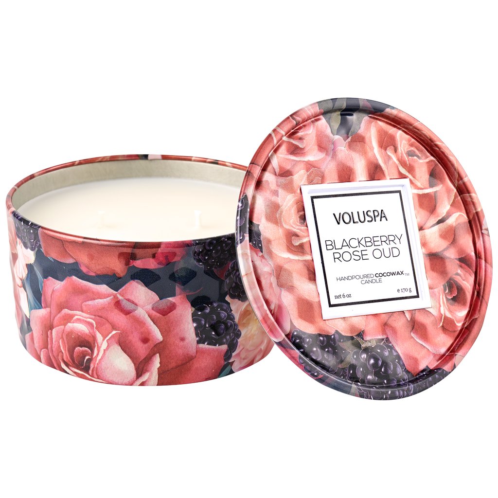 BLACKBERRY 6oz TIN CANDLE - Kingfisher Road - Online Boutique