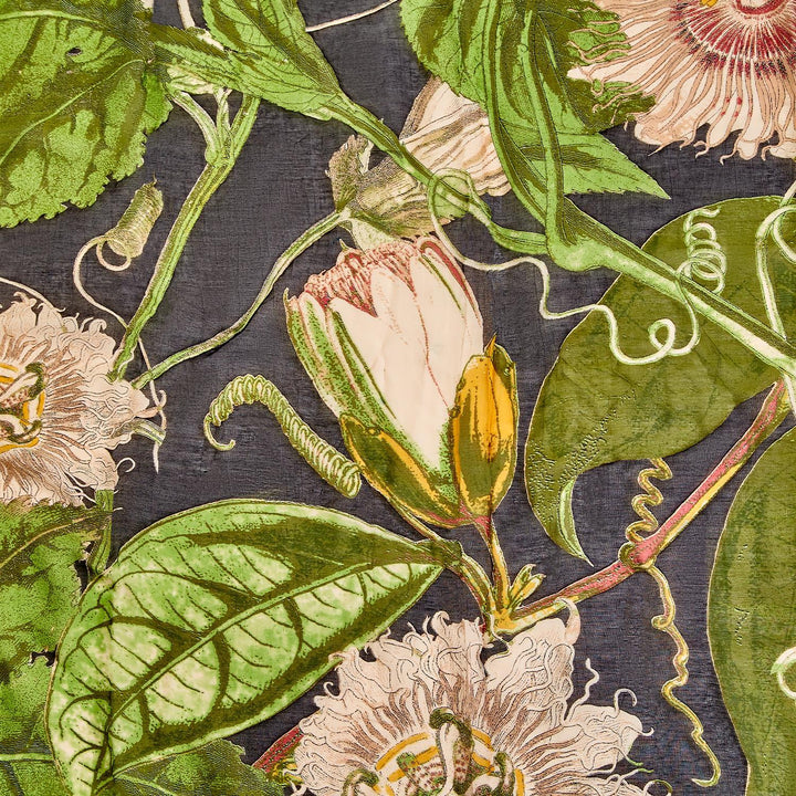 PASSION FLOWER  LIGHTWEIGHT PRINT SCARF - Kingfisher Road - Online Boutique