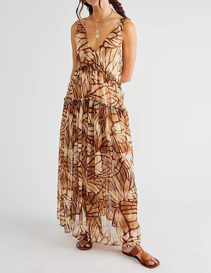 JULIANNA MAXI - SAND COMBO - Kingfisher Road - Online Boutique