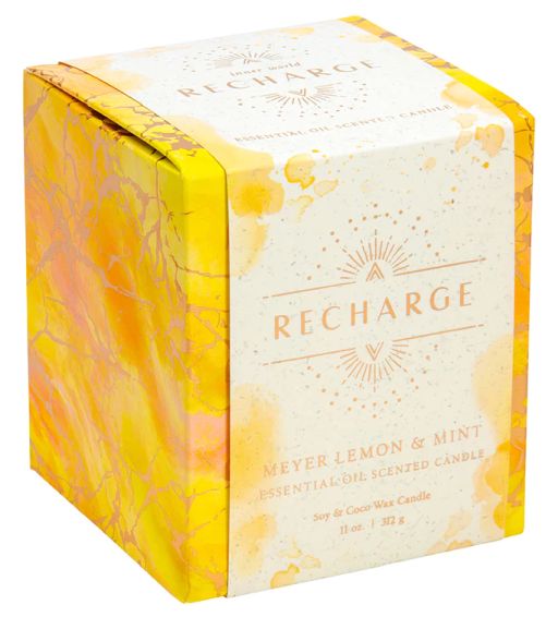 RECHARGE SCENTED CANDLE - Kingfisher Road - Online Boutique