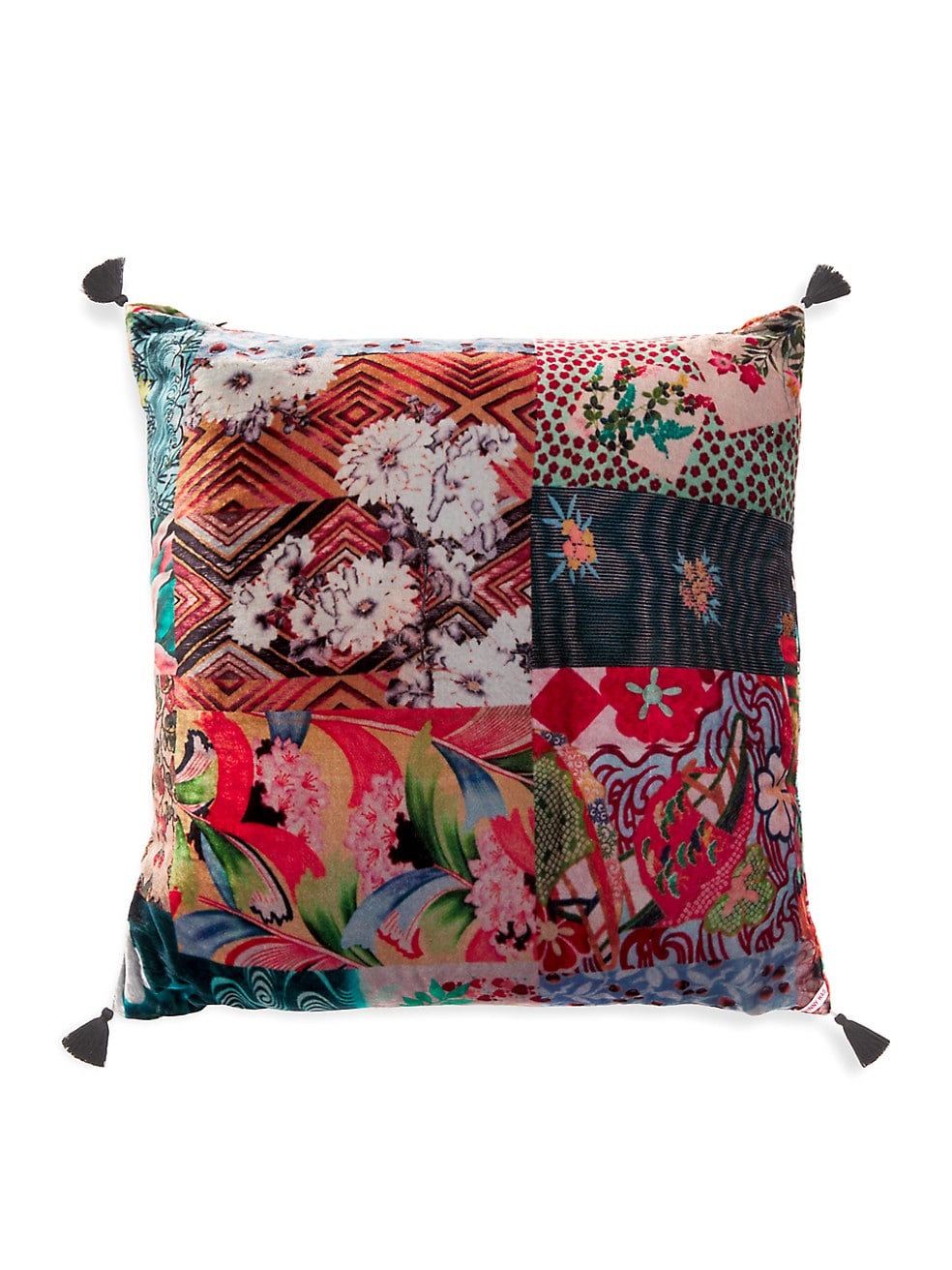 GRACE SILK VELVET PILLOW - Kingfisher Road - Online Boutique