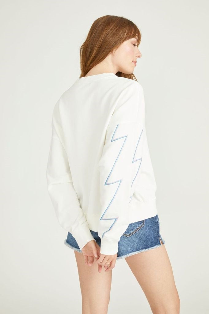 PULLOVER ZIGGY STARDUST-WHITE - Kingfisher Road - Online Boutique