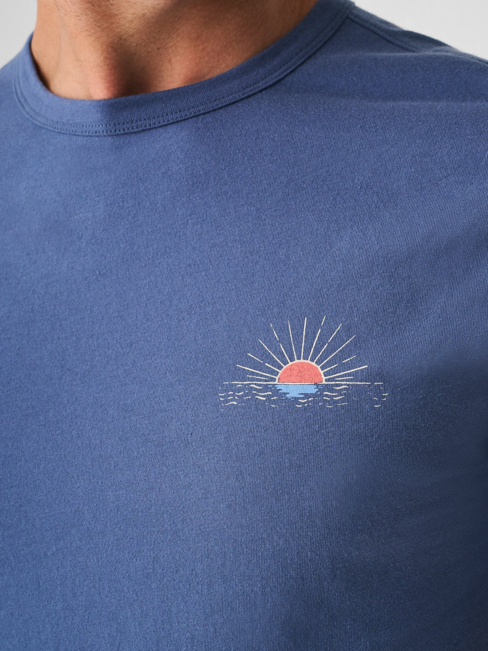 GRAPHICS DRY GOODS TEE - FADED NAVY - Kingfisher Road - Online Boutique
