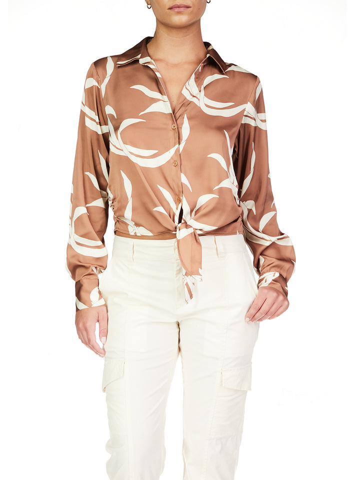 LOVER TIE SHIRT-FIRST BLOOM - Kingfisher Road - Online Boutique