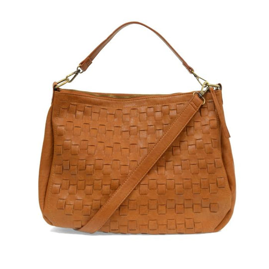 KALI WOVEN SLOUCHY HOBO-COGNAC - Kingfisher Road - Online Boutique