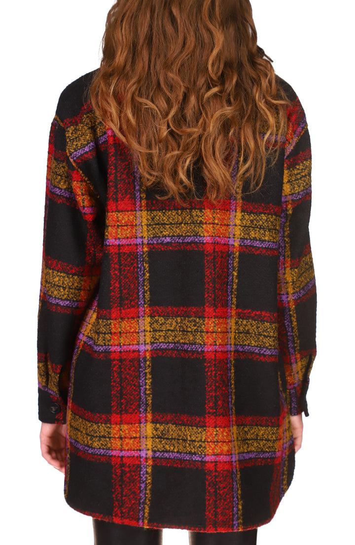 CARSON PLAID MIDI SHACKET - Kingfisher Road - Online Boutique