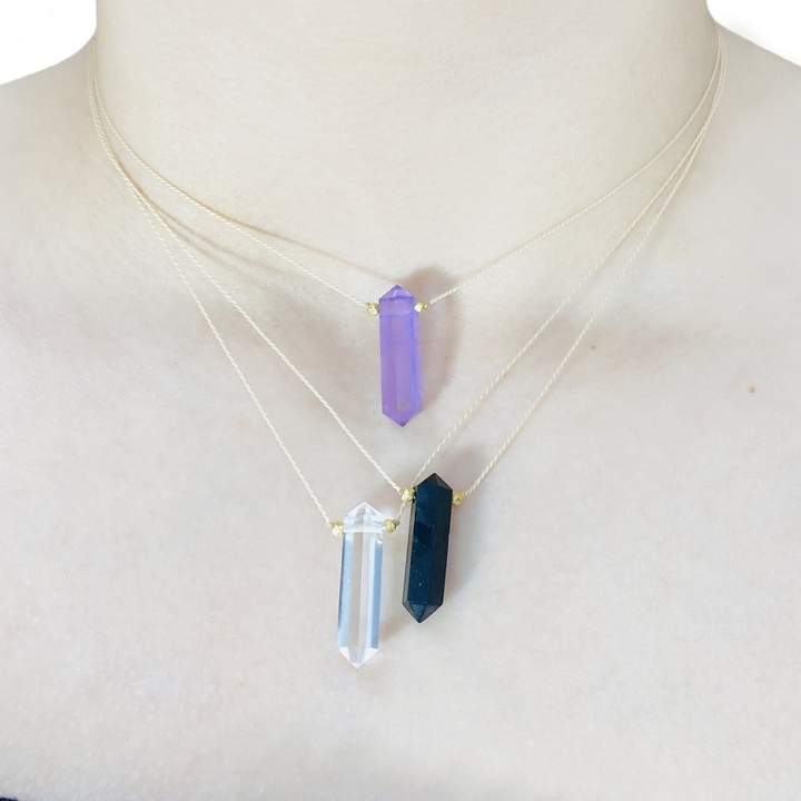 GEMSTONE POINT NECKLACE - Kingfisher Road - Online Boutique