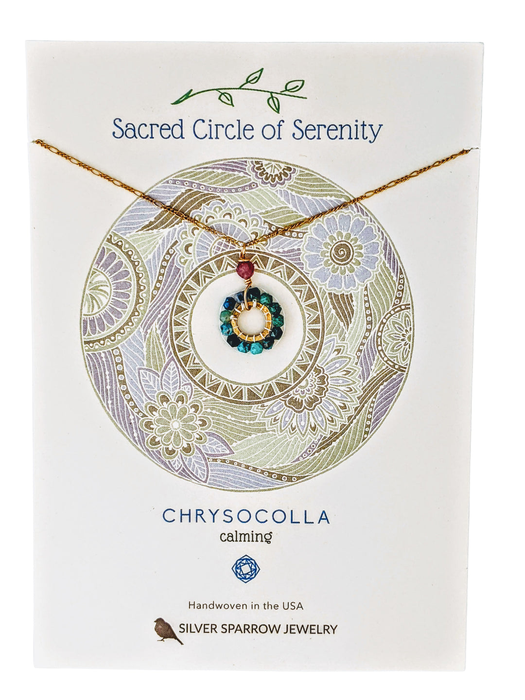 SACRED CIRCLE  NECKLACE-GOLD