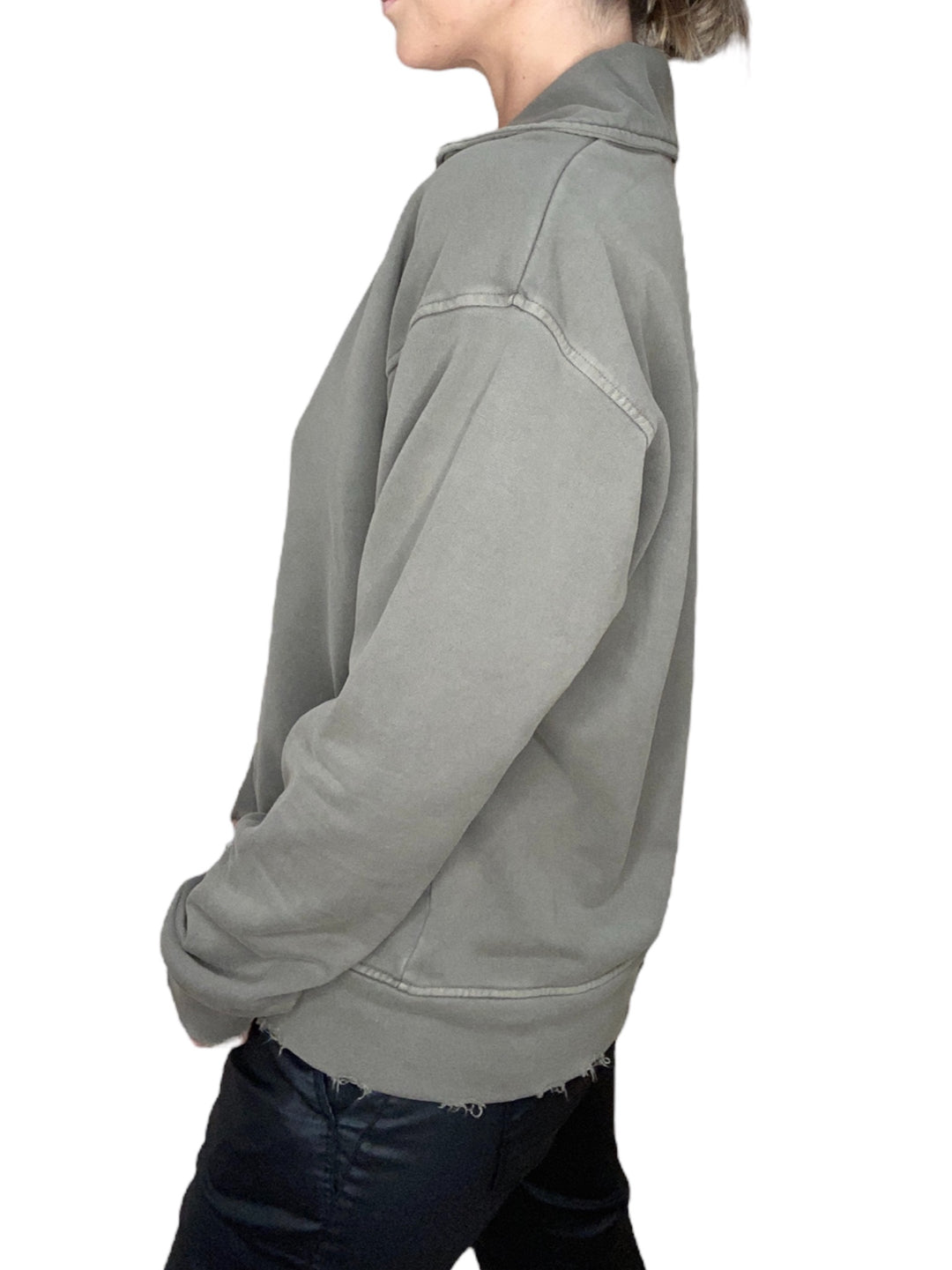 SUTTON PULL ON COLLARED SWEATER - WET SAND - Kingfisher Road - Online Boutique