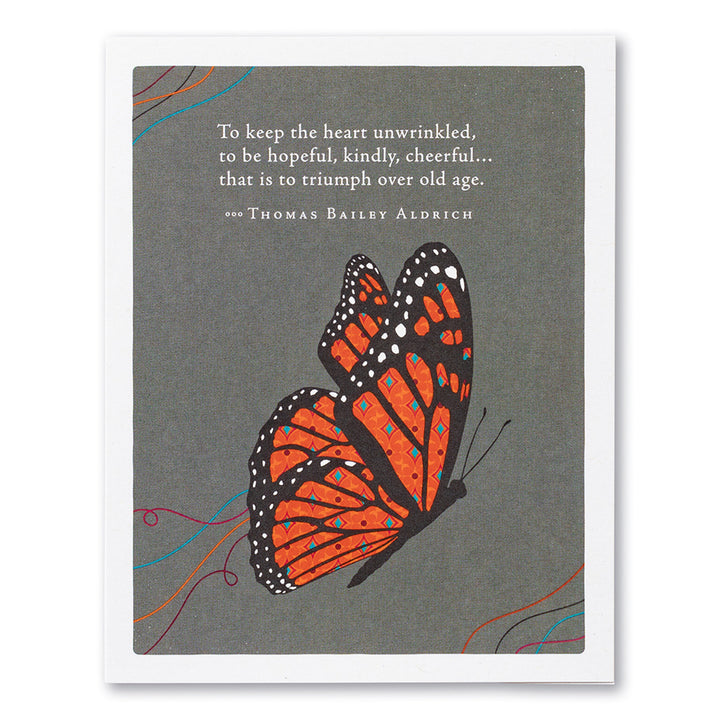 TO KEEP THE HEART UNWRINKLED CARD - Kingfisher Road - Online Boutique