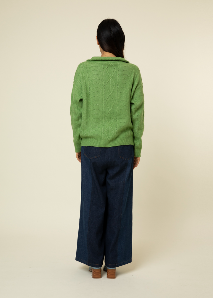 NIAGARA SWEATER - MALACHITE - Kingfisher Road - Online Boutique