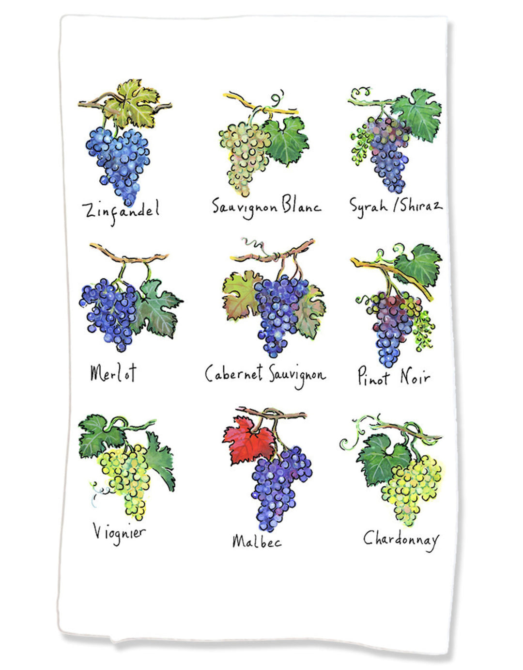 WINE GRAPES DISH TOWEL - Kingfisher Road - Online Boutique