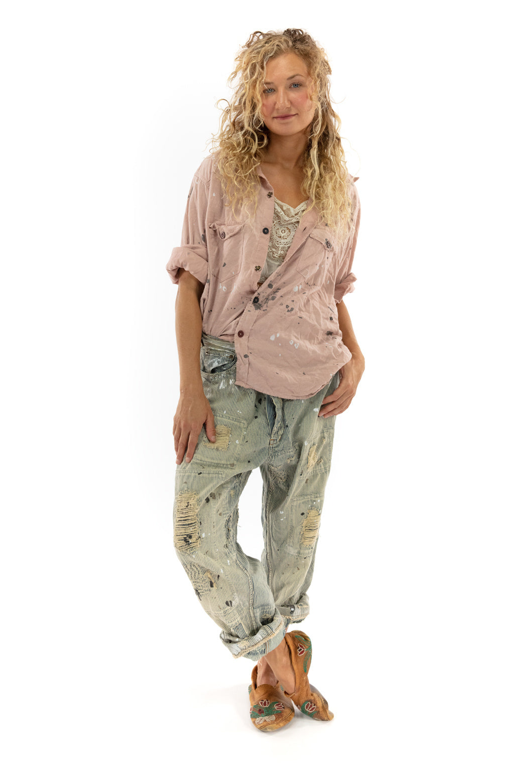 KELLY WESTERN EMBROIDERED SHIRT - Kingfisher Road - Online Boutique