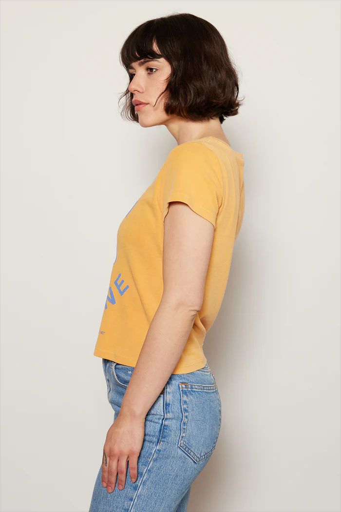 PEANUTS HAVE A GOOD ONE TEE-SUNSHINE YELLOW - Kingfisher Road - Online Boutique