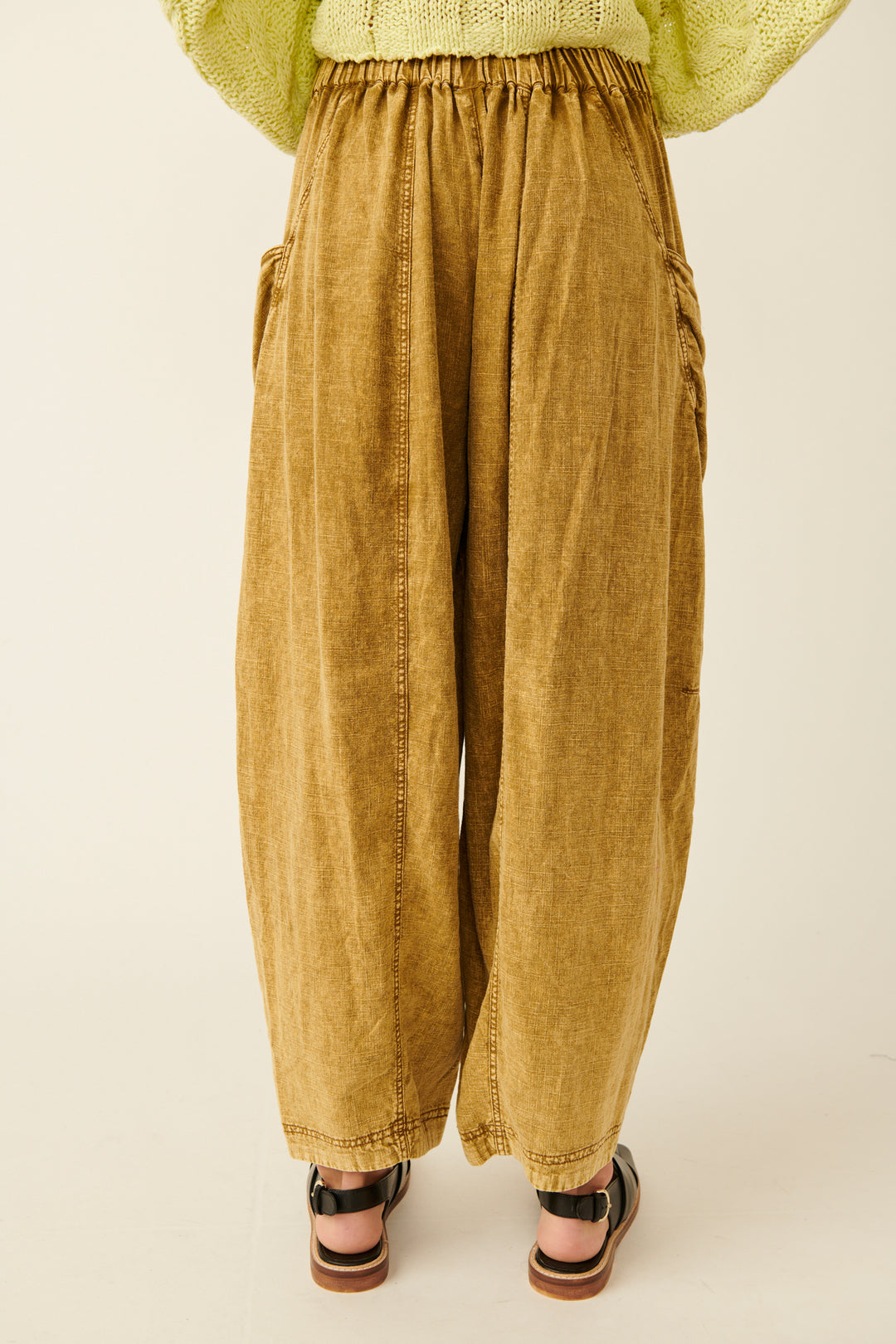 HIGH ROAD PULL ON BARREL PANT-CUMIN - Kingfisher Road - Online Boutique