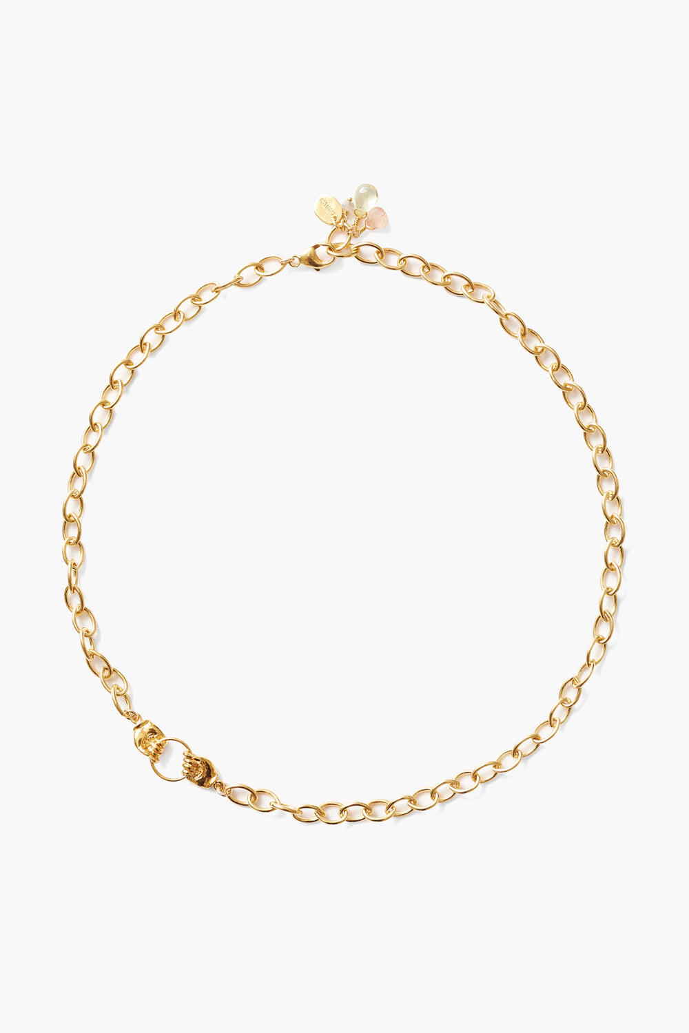 LEMON TOPAZ 17" GOLD NECKLACE - Kingfisher Road - Online Boutique