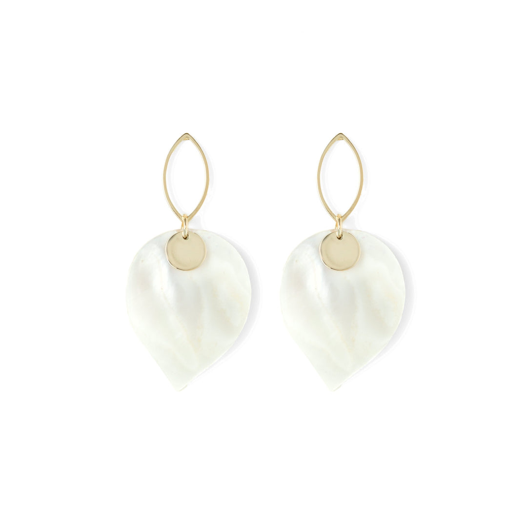 PEAR SHELL EARRING - Kingfisher Road - Online Boutique