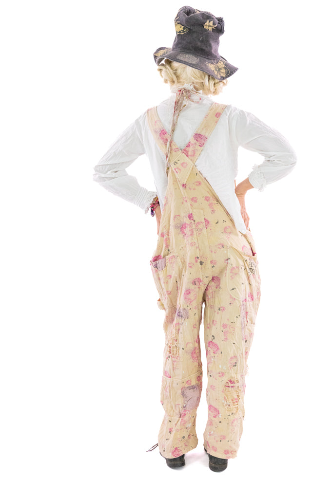 FLORAL PRINT LOVE OVERALLS-ORCHID BLOOM