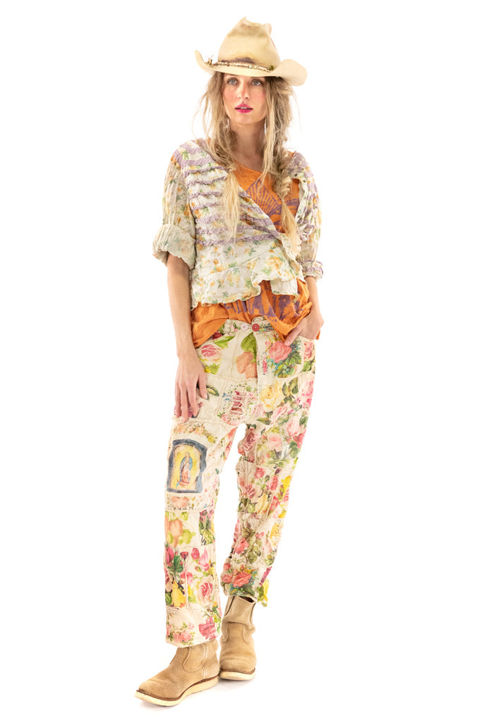 PATCHWORK MINER TROUSER-LADY MADONNA - Kingfisher Road - Online Boutique