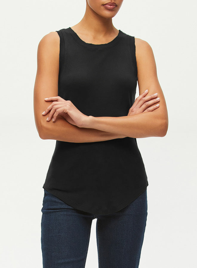 LINDSAY TANK - BLACK - Kingfisher Road - Online Boutique