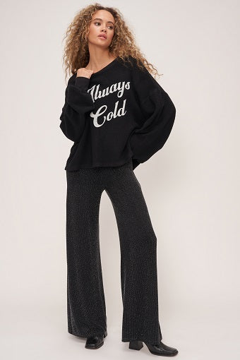 ALWAYS COLD SWEATSHIRT - BLACK - Kingfisher Road - Online Boutique