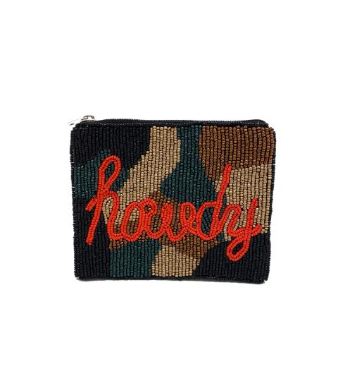 HOWDY BEADED CAMO POUCH - Kingfisher Road - Online Boutique