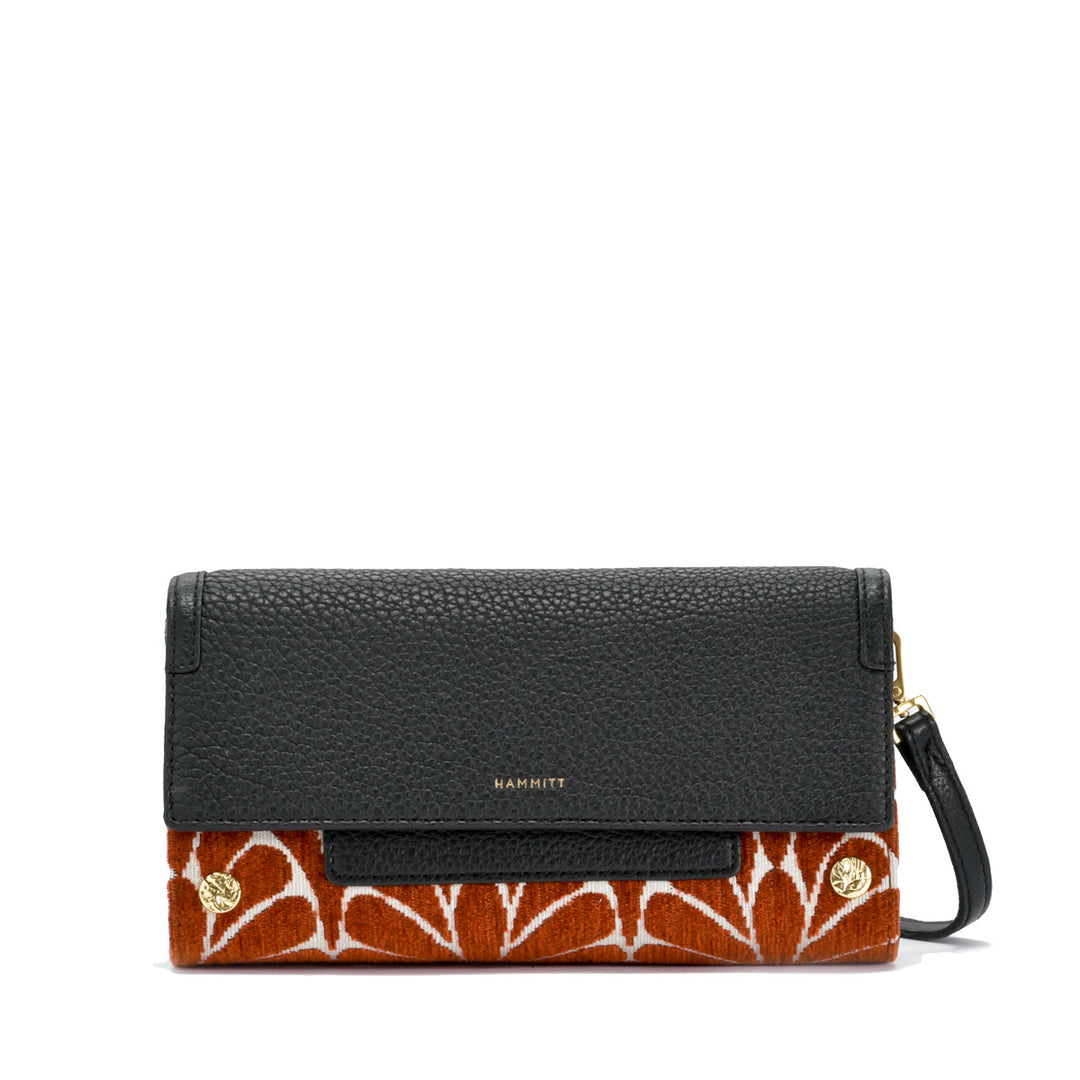 AJ CROSSBODY CLUTCH - TEXAS TAPESTRY, HAMMERED GOLD - Kingfisher Road - Online Boutique